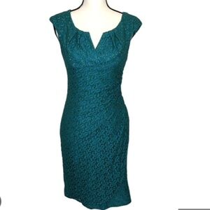 Adrianna Papell Lace Sheath Dress